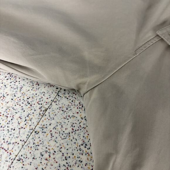 All Saints Womens Double Breasted Sherlock Cotton Trench Coat Jacket 8 Beige - Picture 14 of 14